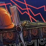 マイニング難易度の上昇に直面し、ビットコインマイナーの生産量が減少