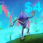 イーサリアム、4000ドル回復なるか? チャートパターンは強気転換を示唆