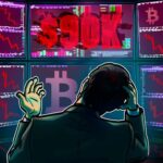 ビットコイン 年初来上昇分が消失間近 強気派は9万ドルを防衛できるか?